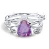 Inel din argint Silver Amethyst Twilight