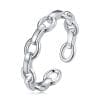 Inel reglabil din argint Simple Silver Chain
