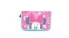 Penar 1 fermoar & 2 flaps, 19.5x13x3.5 cm, 32 piese, echipat Minnie