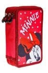 Penar cu 3 fermoare, echipat, 39 piese, Minnie Mouse