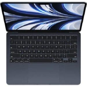 MacBook Air 13.6″ Retina/ Apple M2 (CPU 8-core, GPU 8-core, Neural Engine 16-core)/8GB/256GB – Midnight – US KB (US power supply with included US-to-EU adapter)