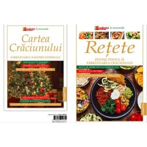 Pachet Cartea Craciunului + Retete pentru postul si sarbatoarea Craciunului. Set 2 carti