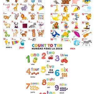 Pachet Planse Educationale Romana Engleza