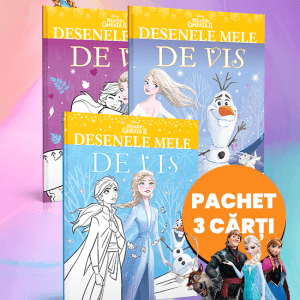 Pachet 3 carti Desenele mele de vis Regatul de gheata