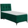 Pat tapițat LIME 90×200 Stânga magic velvet 2225
