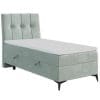 Pat tapițat LIME 90×200 Stânga magic velvet 2259