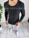 Pulover barbati gros slim fit gri T3627 P19-6.1