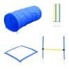 PawHut set agility pentru caini, cu slalom, tunel si obstacol | AOSOM RO