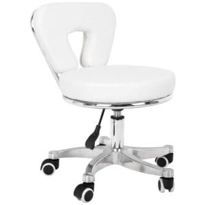 Scaun Cosmetic Pentru Pedichiura 9266 Alb