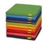 Set de 10 perne pătrate din piele ecologică, 30 x 30 x 3 cm