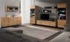 Set de mobilier JOHN 1 Stejar Lefkas / Negru