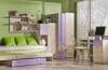 Set de mobilier pentru copii / tineret LOREN 4 Gri / Violet