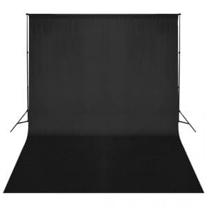 Sistem de suport fundal, 500 x 300 cm, negru