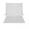 Sistem de suport fundal telescopic + fundal alb, 3 x 5 m