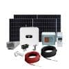 Sistem fotovoltaic complet 4 kW, invertor Monofazat Hibrid si 9 panouri Canadian Solar, 120 celule, 455 W, montare pe acoperis din tigla