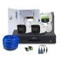Sistem supraveghere exterior complet Acvil Pro ACV-C2EXT80-2MP-A-V2, 2 camere, 2 MP, IR 80 m, 3.6 mm, audio prin coaxial, PoS, microfon