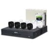 Sistem supraveghere exterior complet Dahua DH-C4EXT20-2MP, 4 camere, 2 MP, IR 20 m, POS, IoT