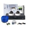 Sistem supraveghere interior complet Acvil Pro ACV-C2INT20-2MP, 2 camere, 2 MP, IR 20 m, 3.6 mm, POS, audio prin coaxial