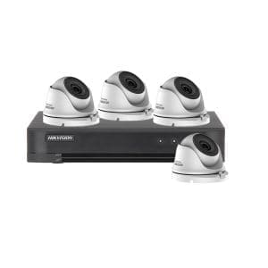Sistem supraveghere interior Hikvision Hiwatch HW-4INT20-5MP, 4 camere, 5 MP, IR 20 m, 2.8 mm