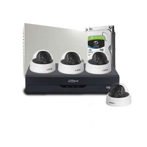 Sistem supraveghere interior middle Acvil Pro ACV-M4INT20-5MP, 4 camere, 5 MP, IR 20 m, 2.8 mm, POS, audio prin coaxial