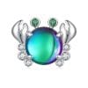 Talisman din argint Colored Crab