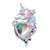 Talisman din argint Dreamy Colorful Unicorn