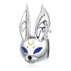 Talisman din argint Evil Cat