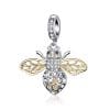 Talisman din argint Flying Bee
