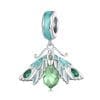 Talisman din argint Green Butterfly