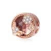 Talisman din argint Happy Time Rose Gold