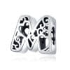 Talisman din argint In Love with Letter M