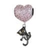 Talisman din argint Kitty’s Heart