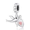 Talisman din argint Lovely Pigeon