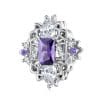 Talisman din argint Purple Majesty