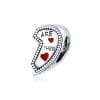 Talisman din argint Split Heart Right