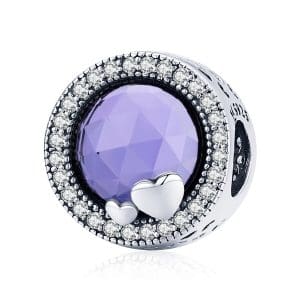 Talisman din argint Violet Charm