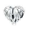 Talisman din argint Winged Heart