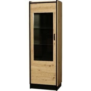 Vitrină KARIA 02 Stejar Artisan / Negru