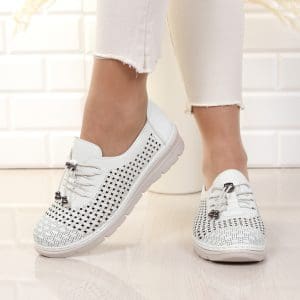 Pantofi albi usori Sigma