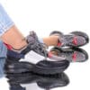 Adidasi piele ecologica gri Georgina