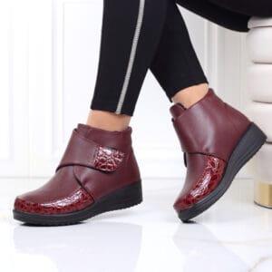 Ghete bordo imblanite Diona