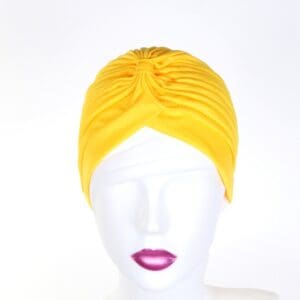 Turban galben simplu Zizi