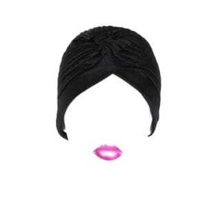 Turban negru simplu Zizi