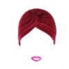 Turban bordo simplu Zizi