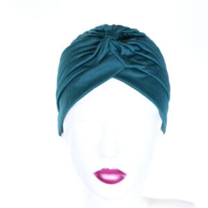 Turban turcoaz simplu Zizi