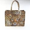 Geanta leopard de plaja Syra