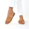 Papuci camel talpa joasa Mely