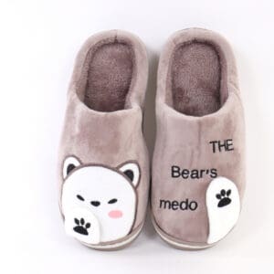 Papuci maro pentru copii Ursulina