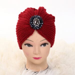 Turban cu model rosu Ovo