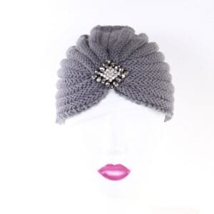 Turban gri Etma